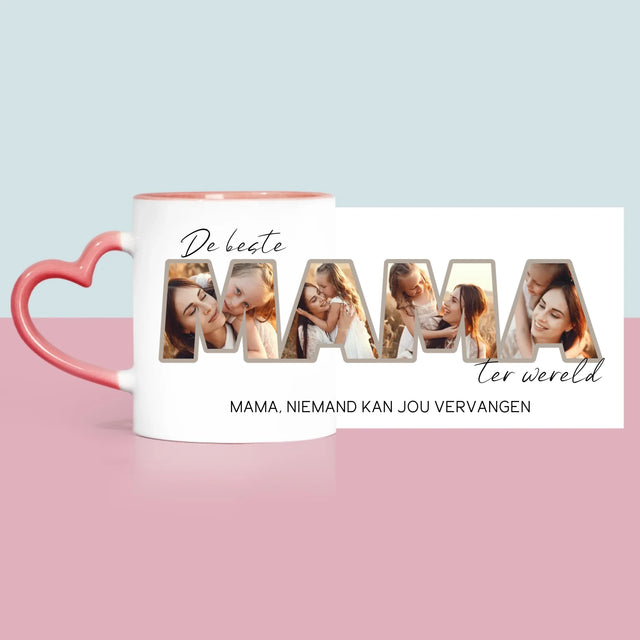 Woord Van Foto'S: Foto'S De Beste Mama Ter Wereld - Mok