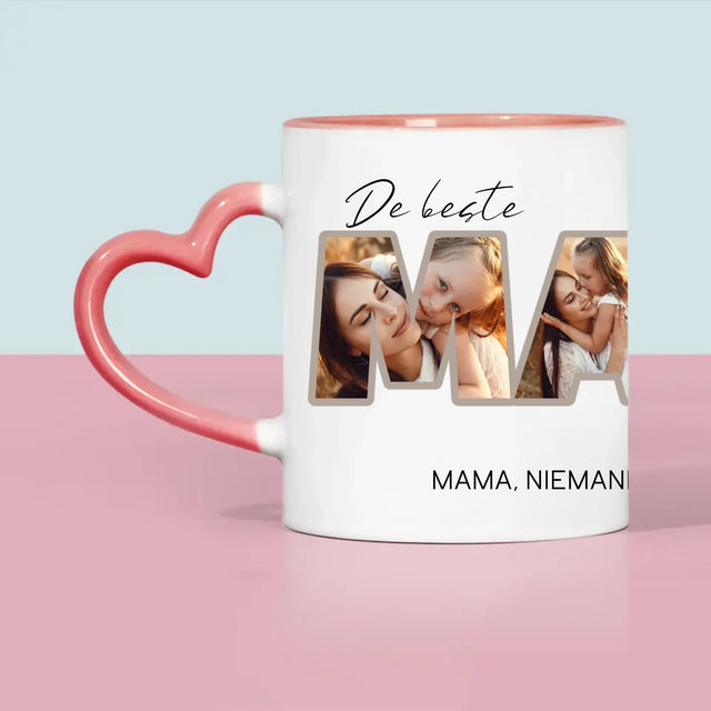 Woord Van Foto'S: Foto'S De Beste Mama Ter Wereld - Mok
