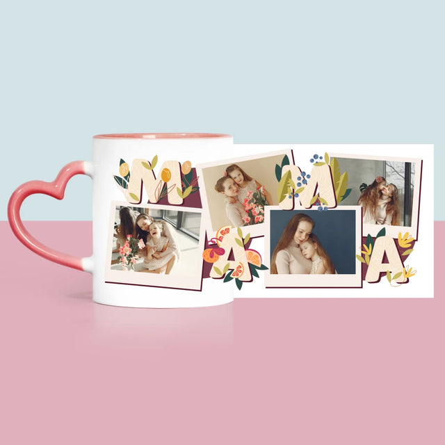 Fotocollage: Letters Mama - Mok