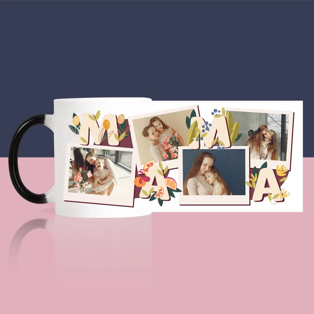 Fotocollage: Letters Mama - Mok