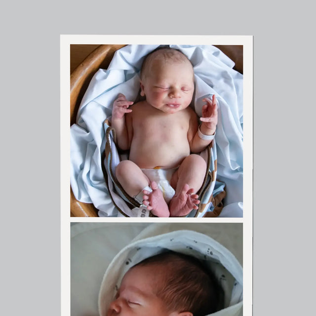 Fotocollage: Geboorte Baby - Koelkast Magneet