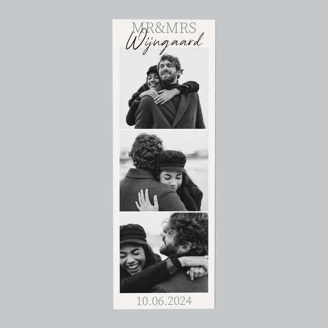 Fotocollage: Mr&Mrs Trouw - Koelkast Magneet