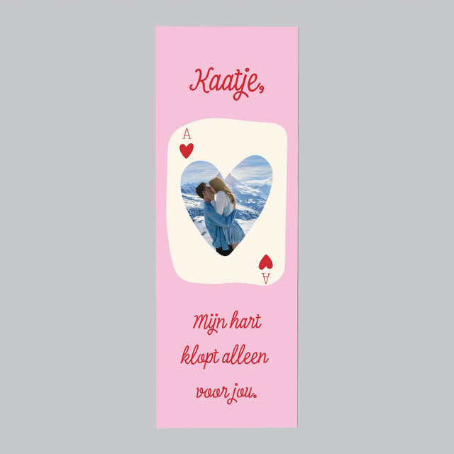 Foto En Handtekening: Valentijnkaart - Koelkast Magneet