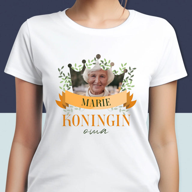 Foto En Handtekening: Koningin Oma - T-Shirt Voor Dames