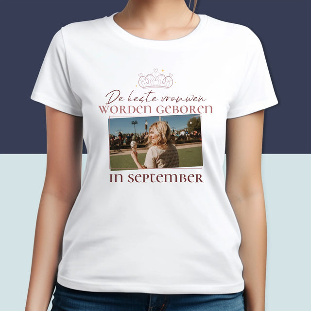 Foto En Handtekening: De Beste Vrouwen - T-Shirt Voor Dames