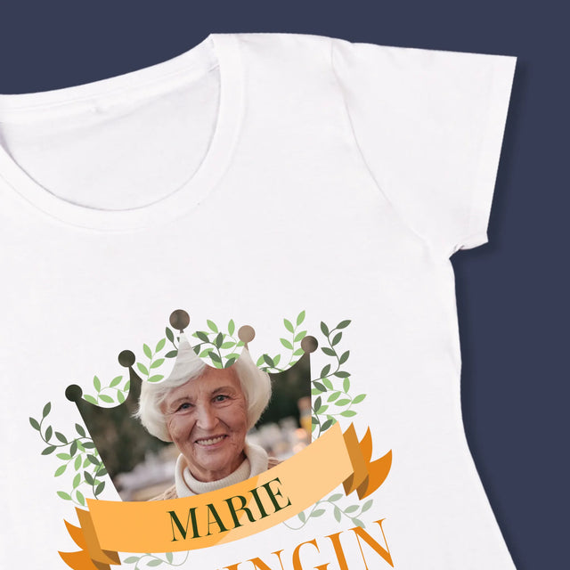 Foto En Handtekening: Koningin Oma - T-Shirt Voor Dames