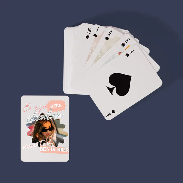 Foto En Handtekening: Er Zijn Geen Idealen - Speelkaarten