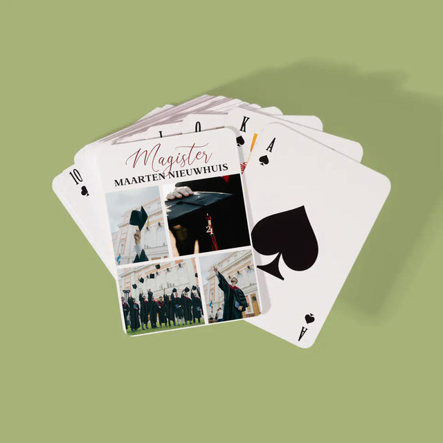 Fotocollage: Magister - Speelkaarten