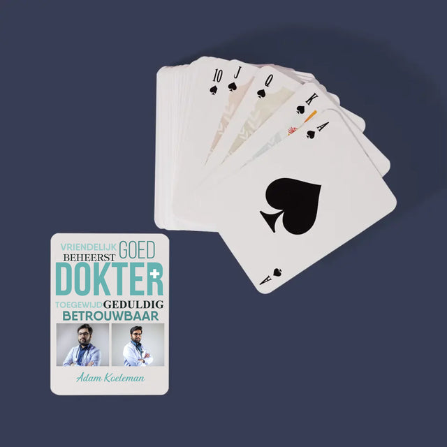 Fotocollage: Dokter Kenmerken - Speelkaarten