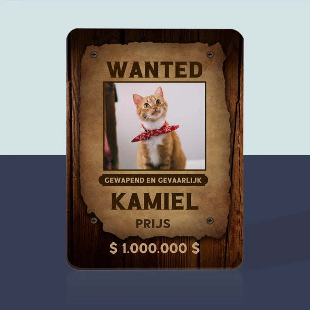 Foto En Handtekening: Huisdier Wanted - Speelkaarten