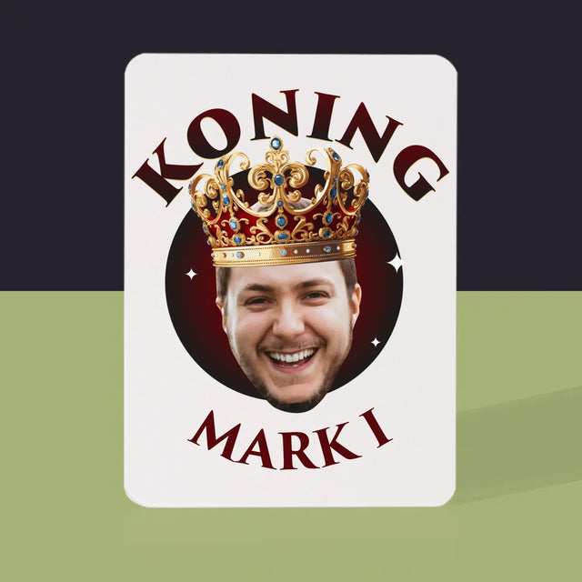 Foto En Handtekening: Koning - Speelkaarten