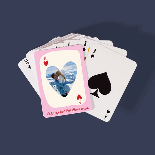 Foto En Handtekening: Valentijnkaart - Speelkaarten