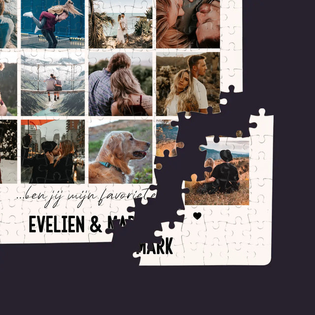 Fotocollage: Van Alle Mensen Op De Wereld - Puzzel