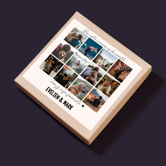 Fotocollage: Van Alle Mensen Op De Wereld - Puzzel