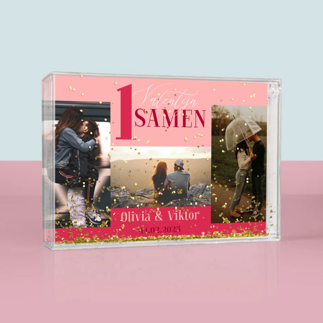 Fotocollage: Eerste Valentijn Samen - Waterframe