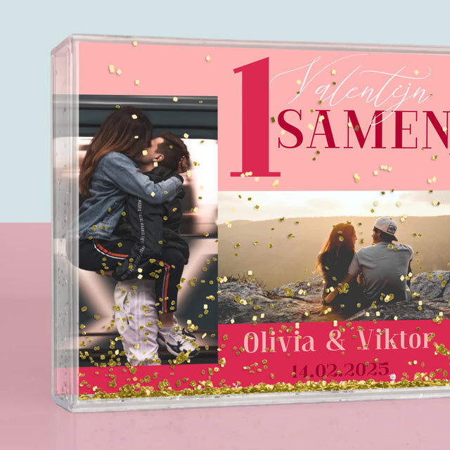 Fotocollage: Eerste Valentijn Samen - Waterframe