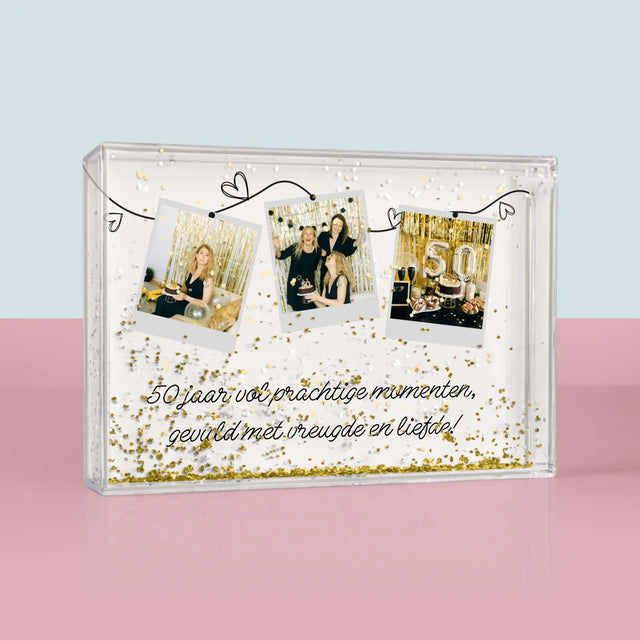 Fotocollage:  50 Jaar Vol Prachtige Momenten - Waterframe