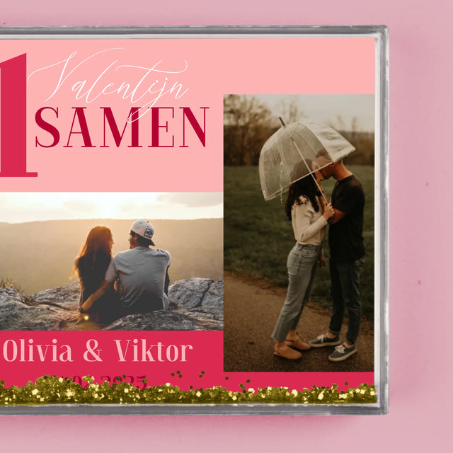 Fotocollage: Eerste Valentijn Samen - Waterframe