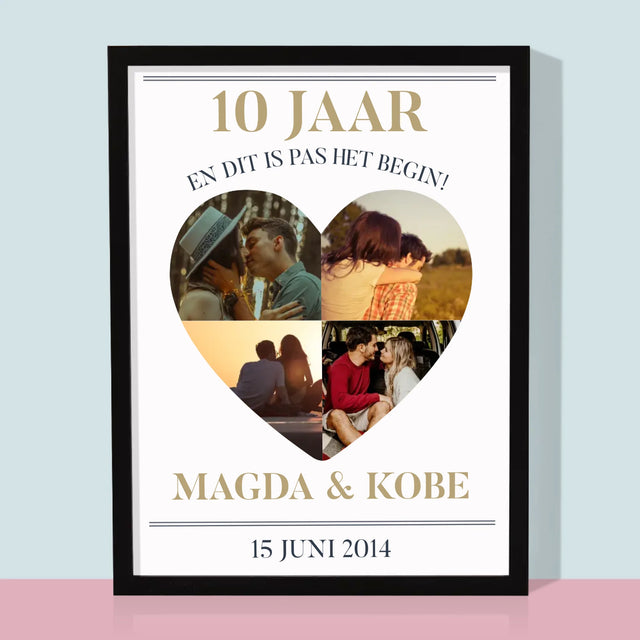 Vorm Van Foto'S: Jubileumjaren - Afdruk Met Frame 30X40