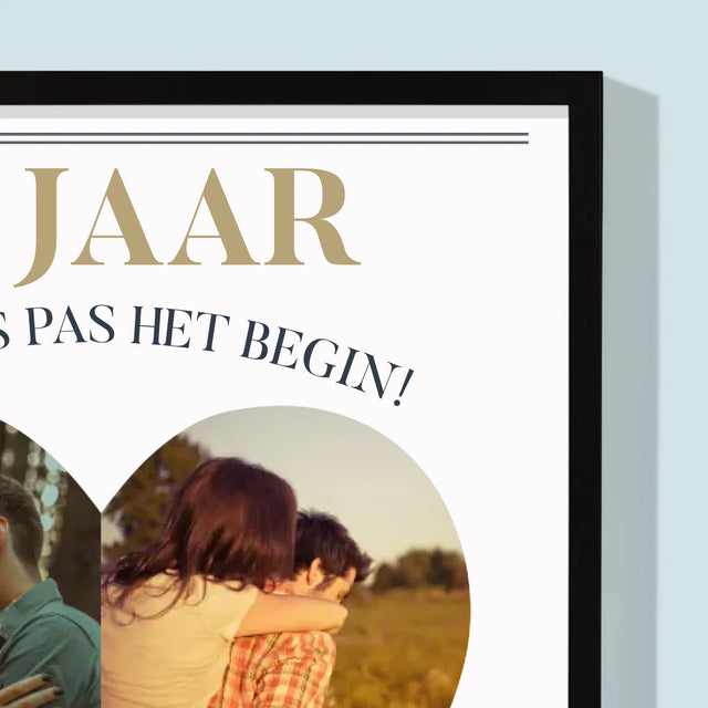 Vorm Van Foto'S: Jubileumjaren - Afdruk Met Frame 30X40
