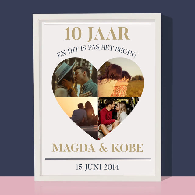 Vorm Van Foto'S: Jubileumjaren - Afdruk Met Frame 30X40