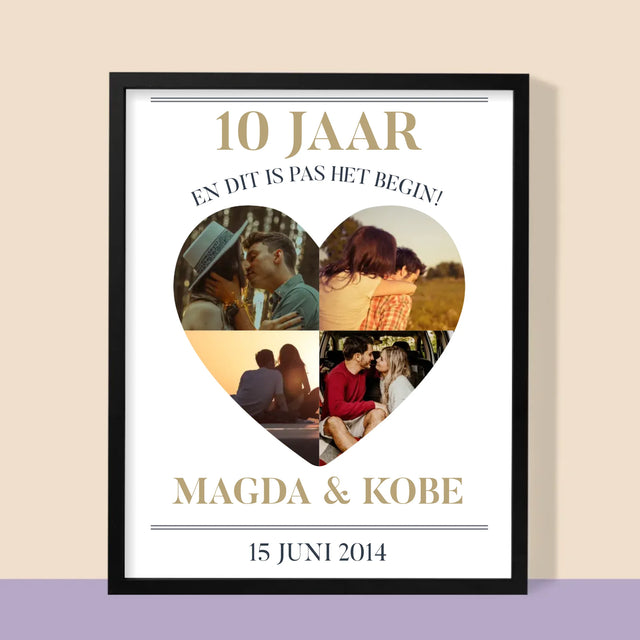 Vorm Van Foto'S: Jubileumjaren - Afdruk Met Frame 30X40