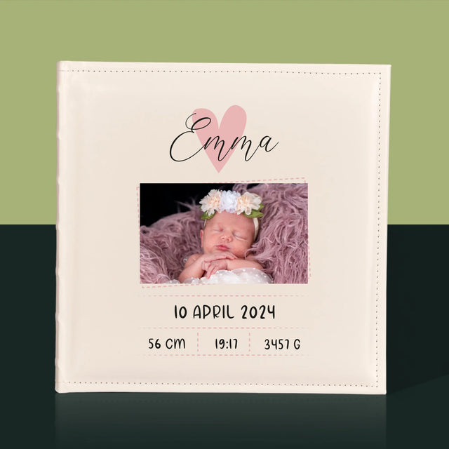 Geboorteakte Van Kind: Metriek Hartje Voor Meisje - Fotoalbum