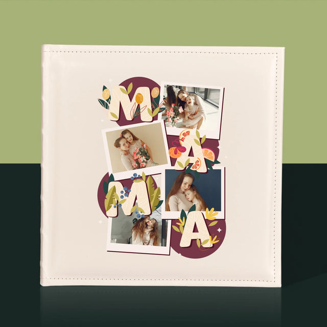 Fotocollage: Letters Mama - Fotoalbum