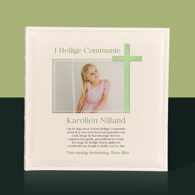 Foto En Handtekening: Communie, Foto Kruis - Fotoalbum