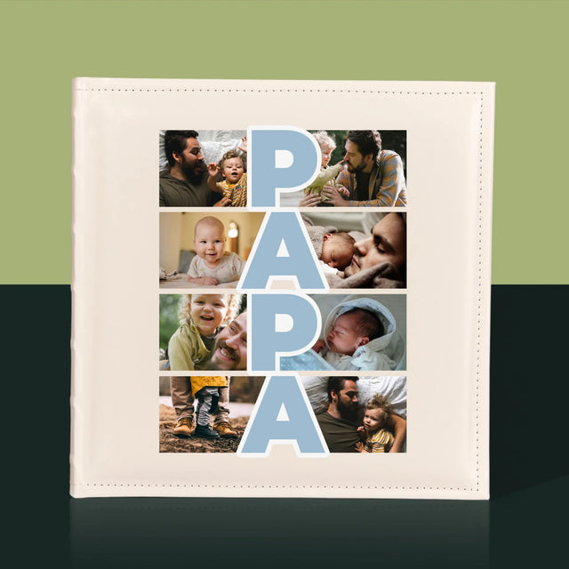 Fotocollage: Tekst Papa - Fotoalbum