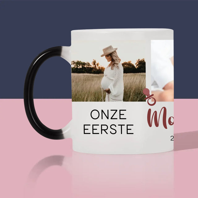 Fotocollage: Onze Eerste Moederdag Samen - Mok