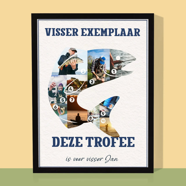 Vorm Van Foto'S: Vissers Exemplaar - Afdruk Met Frame 30X40 (Verticaal)
