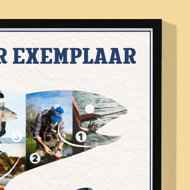 Vorm Van Foto'S: Vissers Exemplaar - Afdruk Met Frame 30X40 (Verticaal)