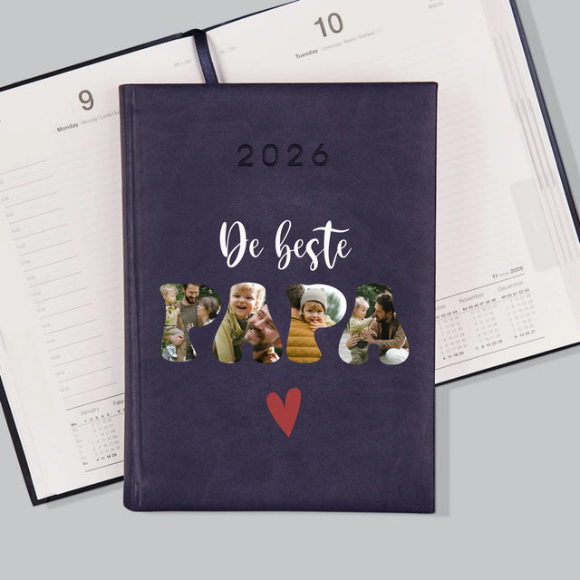 Foto En Handtekening: De Beste Papa Hartje - Boekkalender