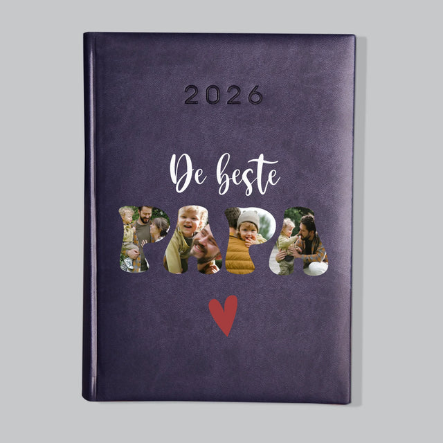 Foto En Handtekening: De Beste Papa Hartje - Boekkalender