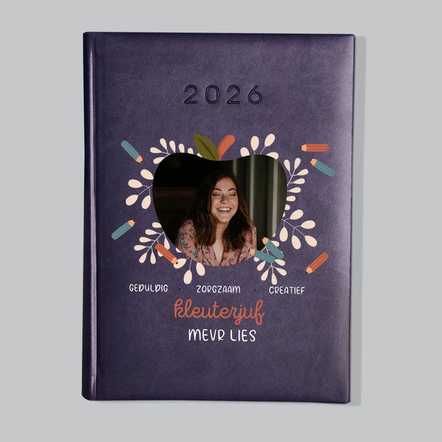 Foto En Handtekening: Kleuterjuf - Boekkalender
