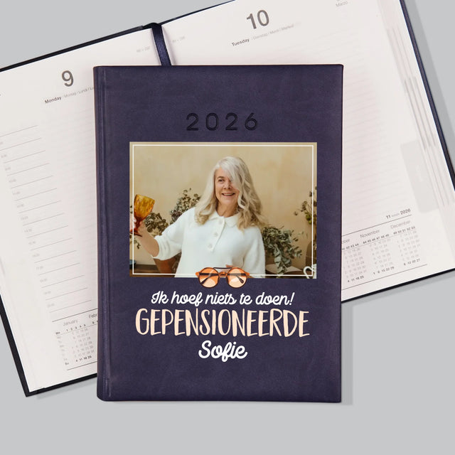 Foto En Handtekening: Ik Hoef Niets Te Doen! Gepensioneerde - Boekkalender