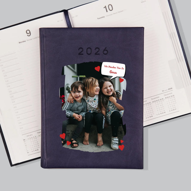 Foto En Handtekening: Voor Lieve Oma - Boekkalender