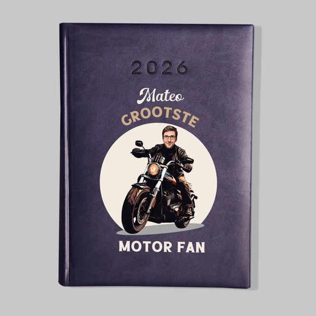 Jouw Karakter: Motor Fan - Boekkalender