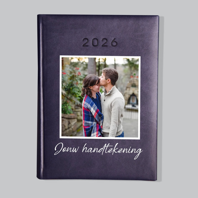 Foto En Handtekening: Jouw Foto En Handtekening - Boekkalender