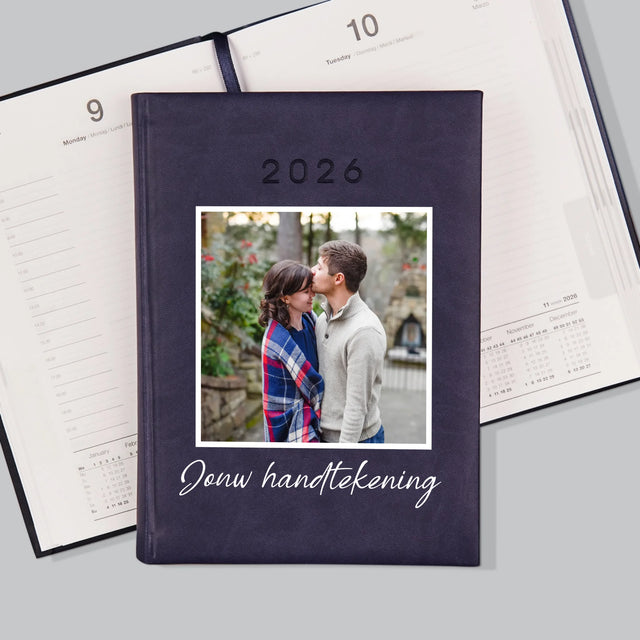 Foto En Handtekening: Jouw Foto En Handtekening - Boekkalender