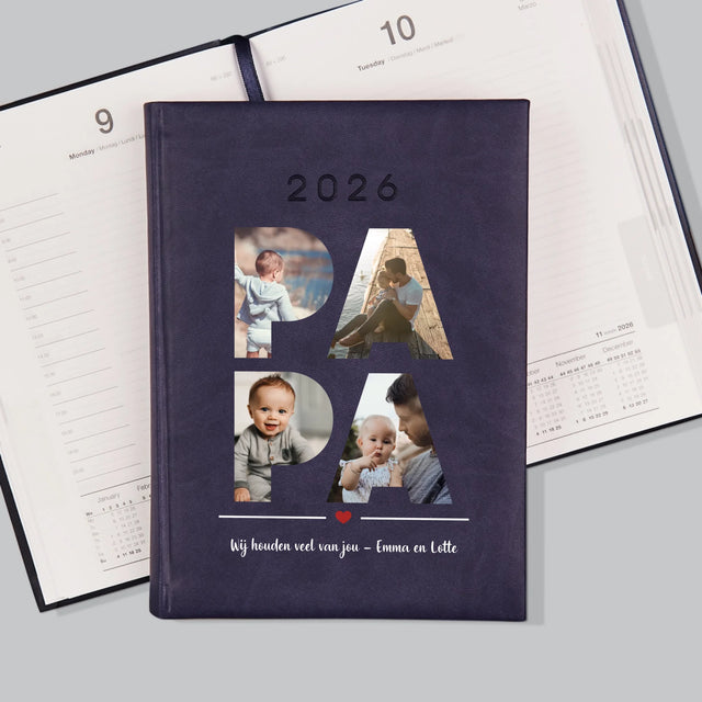 Woord Van Foto'S: Papa  - Boekkalender