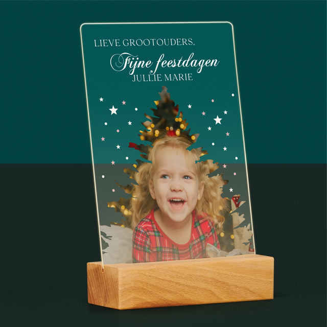 Vorm Van Foto'S: Kerstboom, Feestdagen - Afdruk Op Acrylglas (Verticaal)