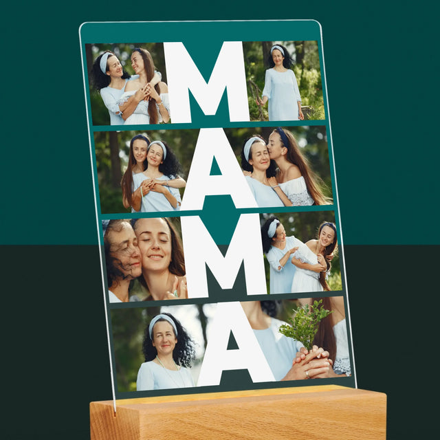 Fotocollage: Mama Collage - Afdruk Op Acrylglas (Verticaal)