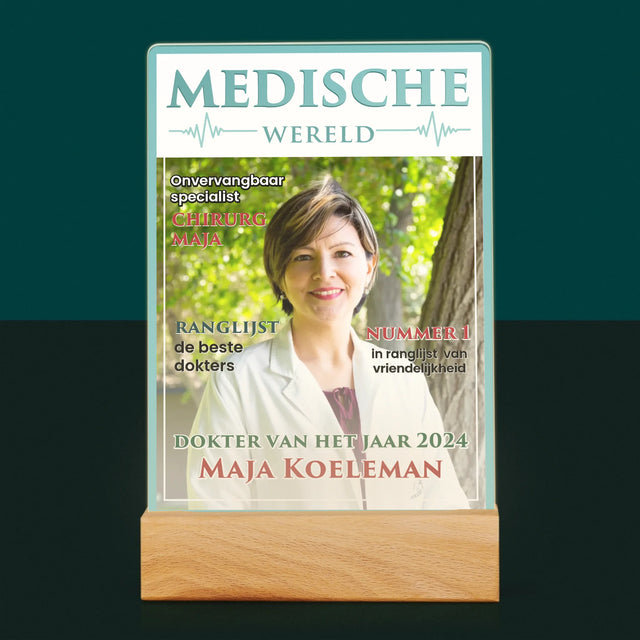 Omslag Van Tijdschrift: Medische Wereld - Afdruk Op Acrylglas (Verticaal)