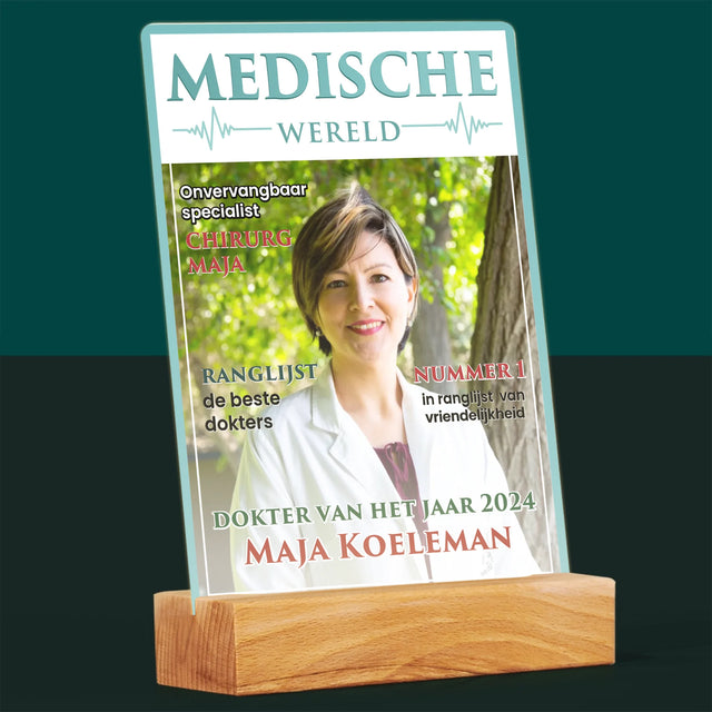Omslag Van Tijdschrift: Medische Wereld - Afdruk Op Acrylglas (Verticaal)