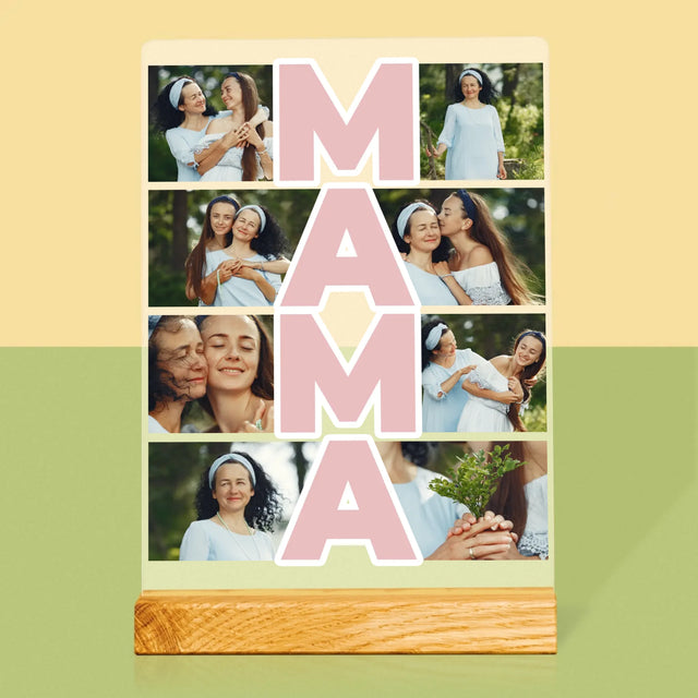 Fotocollage: Mama Collage - Afdruk Op Acrylglas (Verticaal)