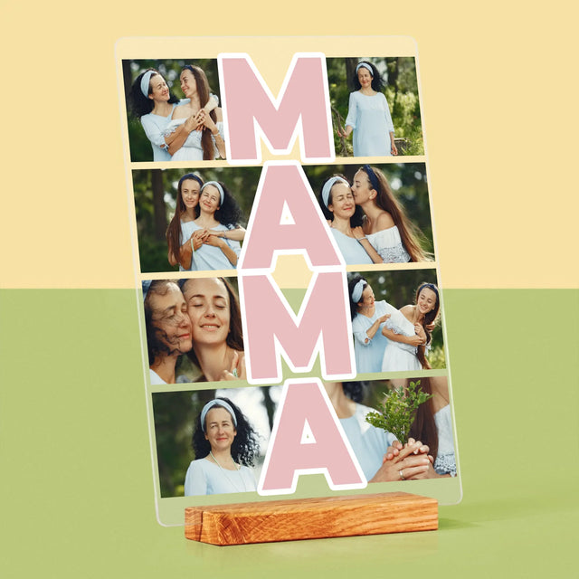 Fotocollage: Mama Collage - Afdruk Op Acrylglas (Verticaal)