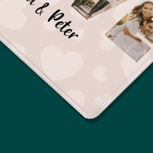 Woord Van Foto'S: Love Met Jouw Foto'S - Muismat