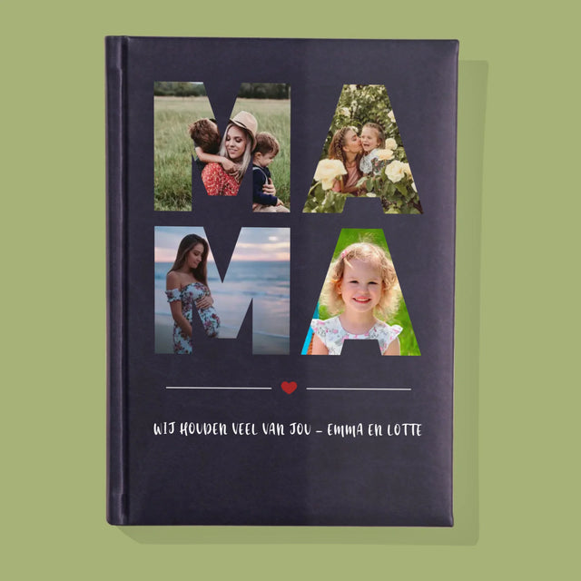 Woord Van Foto'S: Mama - Notitieboek